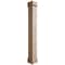 Ekena Millwork Knotty Pine Faux Wood Non-Tapered Square Column Wrap w/ Standard Capital & Base, 18"W x 4'H COLUKP18X048STUF - alternate 1
